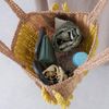 Wool Knitting Kit #16-5 3 Color Ruffle Bag