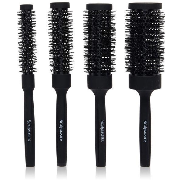 Scalpmaster 4 Piece Round Thermal Brush Set