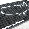 Professional-Grade Rubber Kitchen Dish Drying Mat/Bar Service Mat/Hygienic/18x12
