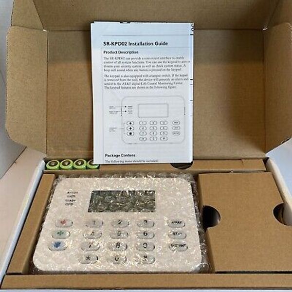 SR-KPD02 White Security Alarm Keypad Control System New Opened Box