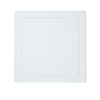DRAAK Access Panel 200x200mm Surface Coverage White ABS Plastic Inspection Hatch Paintable to Hide Valves, Wire and More