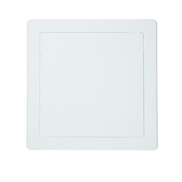 DRAAK Access Panel 200x200mm Surface Coverage White ABS Plastic Inspection Hatch Paintable to Hide Valves, Wire and More