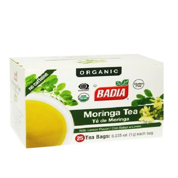 Moringa tea / te de moringa 25 bags  ORGANIC / FLAVOR LIMON/Sabor a Limón