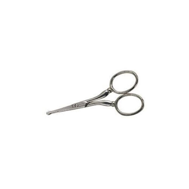Nose Ear Mustache Multi Purpose Scissors With Safety Tips Stainless Steel NEW