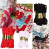 2 Packs 48pcs Embroidery Thread Red,Cross Stitch Threads 8M,Polyester Threads,Sewing Thread,Bracelet Thread for Sewing,Knotting and Crafting