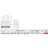 Sterling CPL146 Combination Padlock, 46mm