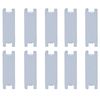 Metal Consumer Unit Blanks, White, Steel, Universal Fit, Single Module (10)