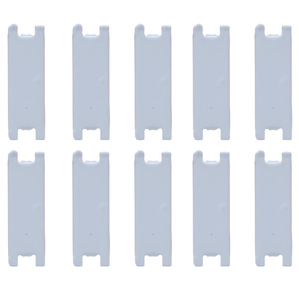 Metal Consumer Unit Blanks, White, Steel, Universal Fit, Single Module (10)