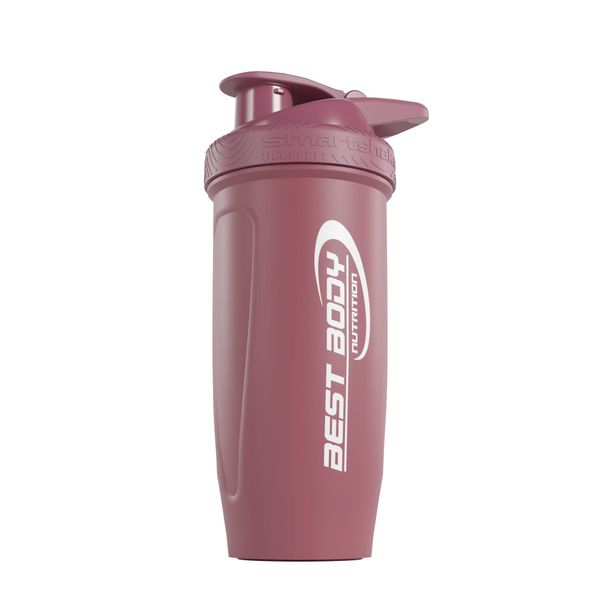 Best Body Nutrition Edelstahl Eiweiß Protein Shaker 700 ml, Reforce, mit integrierten Sieb, matt rosa