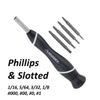 Multi-Tip Screwdriver Kit Set for Clock Repair