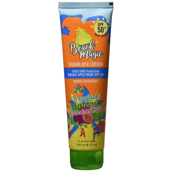 Beach Magic Sunblock Lotion Brazilian Carnival Passion Fruit 150ml