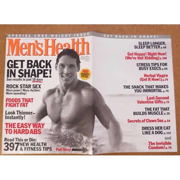 Men's Health Magazine - Rick Arango - Noah Wyle - Upper Body Workout