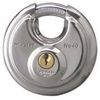 2-3/4 Inch Wide Disk-Shaped High-Security Shielded Padlock