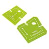 Namvo 5PCS Multifunctional Patchwork Stencil Quilting Stencil Tool Set, DIY Sewing Quilting Stencil Home Daily Use Patchwork Ruler