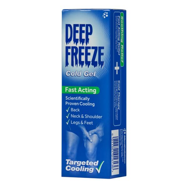 Mentholatum Deep Freeze - Pain Relief Cold Gel, Fast Acting, Targeted Cooling, 100 g Tube (Pack of 1)