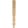 Jackson Woodturners Oak Provincial Double Block Newel Post (Square Design)
