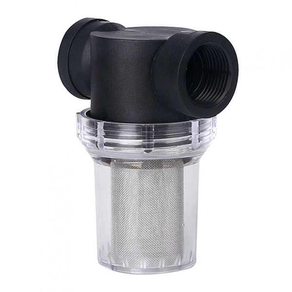 MOVKZACV 1Pcs Garden Pond 1 inch Inline Mesh Strainer Water Pump Filter Irrigation High Flow Pipeline Filter Garden Interface Strainer(size:40 mesh)