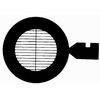 Veco Parallel Bar w/Divider Handle R200D, Copper, 125 µm, 100/VL