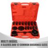 23pcs Front Wheel Drive Bearing Removal Installation Tool Puller Adapters Kit