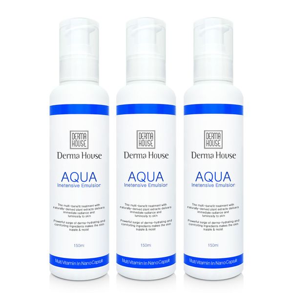 Derma House Aqua Intensive Emulsion (moisturizing lotion) 3pcs-moisturizing, soothing, elasticity