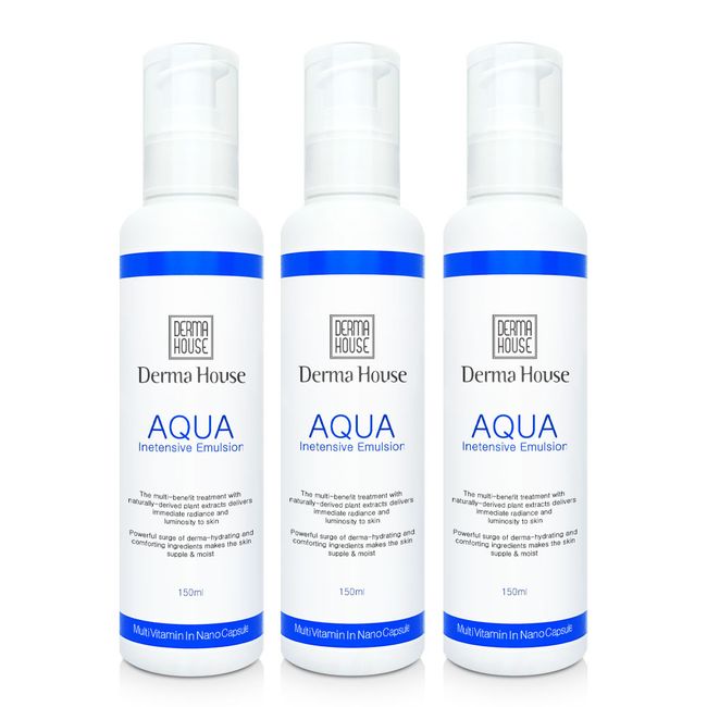 Derma House Aqua Intensive Emulsion (moisturizing lotion) 3pcs-moisturizing, soothing, elasticity