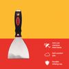 Amtech G0675 100mm (4") Scraper with Soft Grip Handle