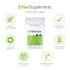 D-Mannose Tablets | 1000mg X 120 | Double Strength | Natural Relief & Vegan Friendly