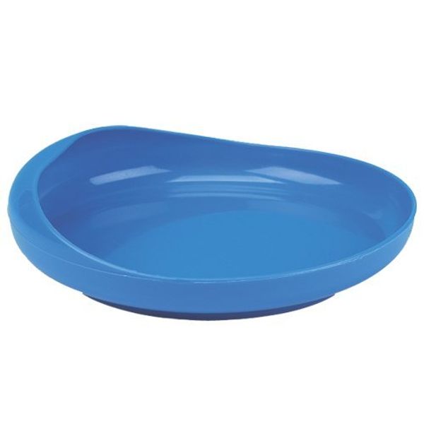 Maddak Inc. Ableware 745350010 Scooper Eating Plate Blue Scoper Plate/Dish, Basic Blue by Maddak Inc.