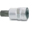 HAZET 8808-5 M5 Internal Serration Profile XZN Screwdriver Socket - CVD-Tin Coated