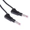 Black 4mm Stackable Test Lead Plug 100cm (Quantity x 5)