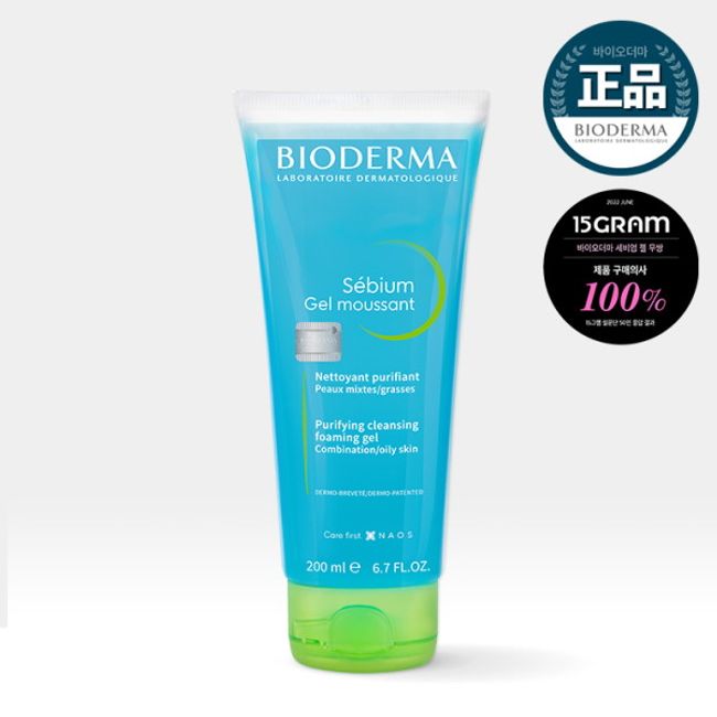 [Bioderma] Sebium Gel Musou Cleansing Gel 200ml (Sebum control cleanser)