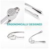 Garlic Press, Kitchen Garlic Chopper Crusher Extractor with Ergonomic Handle
