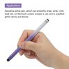 uxcell Stylus Pen for Touch Screen Capacitive Stylus Tablet Pen Sensitivity Accuracy Universal for Touch Devices Gradient Purple