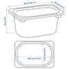 IKEA TROFAST storage box, red, 42x30x23 cm