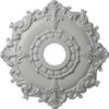Ekena Millwork CM18RLFRF Riley Ceiling Medallion, Frost