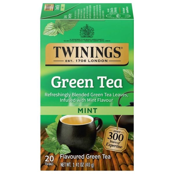 2 Pack - Twinings Green Tea with Mint Tea Bags - 20 Count