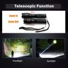 MODOAD LED Torch, Super Bright Adjustable Focus Flashlight,5 Modes, IP65 Waterproof Torch,Zoomable Torch Super Bright Flashlight Pocket, Powerful Torch Battery Powered Mini Torch for Camping (1)