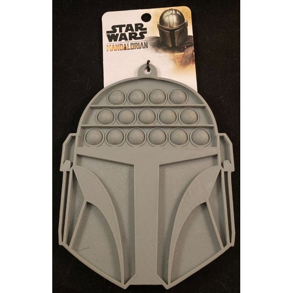 Star Wars - The Mandalorian - Silicone Trivet/Push Pop - Grey - Fidget Toy