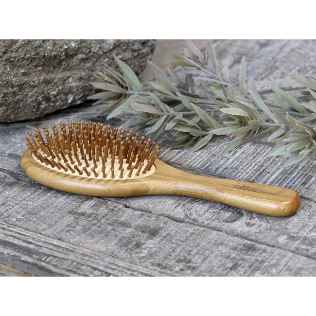 Éternel Bamboo Wood Hair Brush Length 23.5 cm Natural Brush Chic Antique