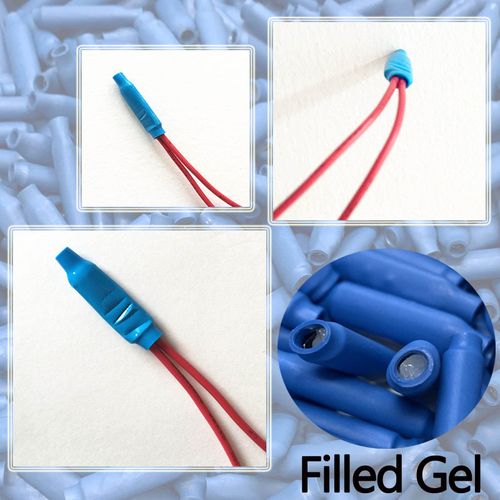 Yagoolh Grehge B Connectors Blue Filled Wet Splice Connector Fit for Telephone Office Products School Supplies Gifts for Women and Men