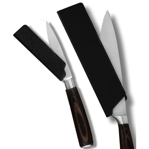 P&C Knife Case, Knife Cover, Knife Cover, Sheath, Knife Storage, Portable, Outdoor (2 Pieces (Knife + Petti))