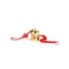 lachineuse Doré et Rouge Buddhist Bell, 5 x 4 x 5 cm