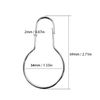LEBQ 40 Pack Shower Curtain Ring Hanging Hooks for Sorting and Organizing by LEBQ