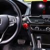 UOPR Car One Touch Start Lever,Push Start Button Cover,Car Engine Start Stop Button Control Lever,Car One Touch Start Button Starter Cover (Red)