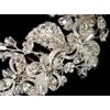 Louise Silver Plated Floral Wedding Bridal Comb