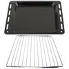 SPARES2GO Baking Tray + Extendable Locking Arm Shelf compatible with Kenwood Oven Cooker