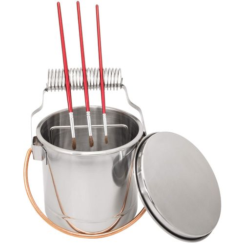 MyLifeUNIT Paint Brush Cleaner, Paint Brush Holder with Large Capacity Wash Tank and Removable Screen