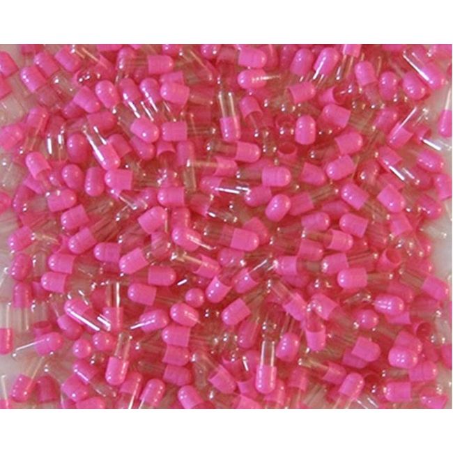 DR T&T 200 Gelatine Capsules Capsule Pink Clear Size 5 EU Products