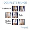 Corsinel StomaSafe Plus Ostomy/Hernia Support Garment Light 3216 by TYTEX (Beige, S/M) 33.5" - 44" Hip Circumference