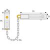 ABUS Türkette abschließbar SK78, silber, 03962